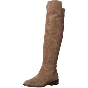 LUCKY BRAND GAVINA SUEDE OVER THE KNEE BOOTS Size 9.5 39.5 NEW